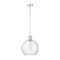 Z-Lite Margo 1 Light Pendant, Polished Nickel And Clear Seedy 7501P14-PN - alternate 8